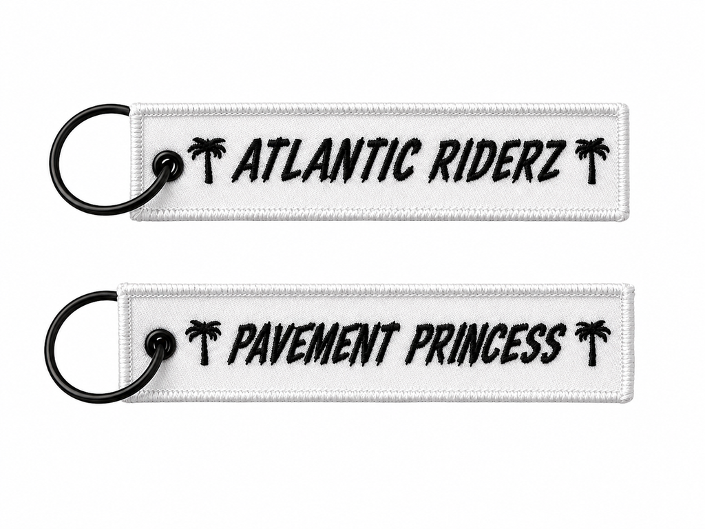 White Key Chain – AtlanticRiderz