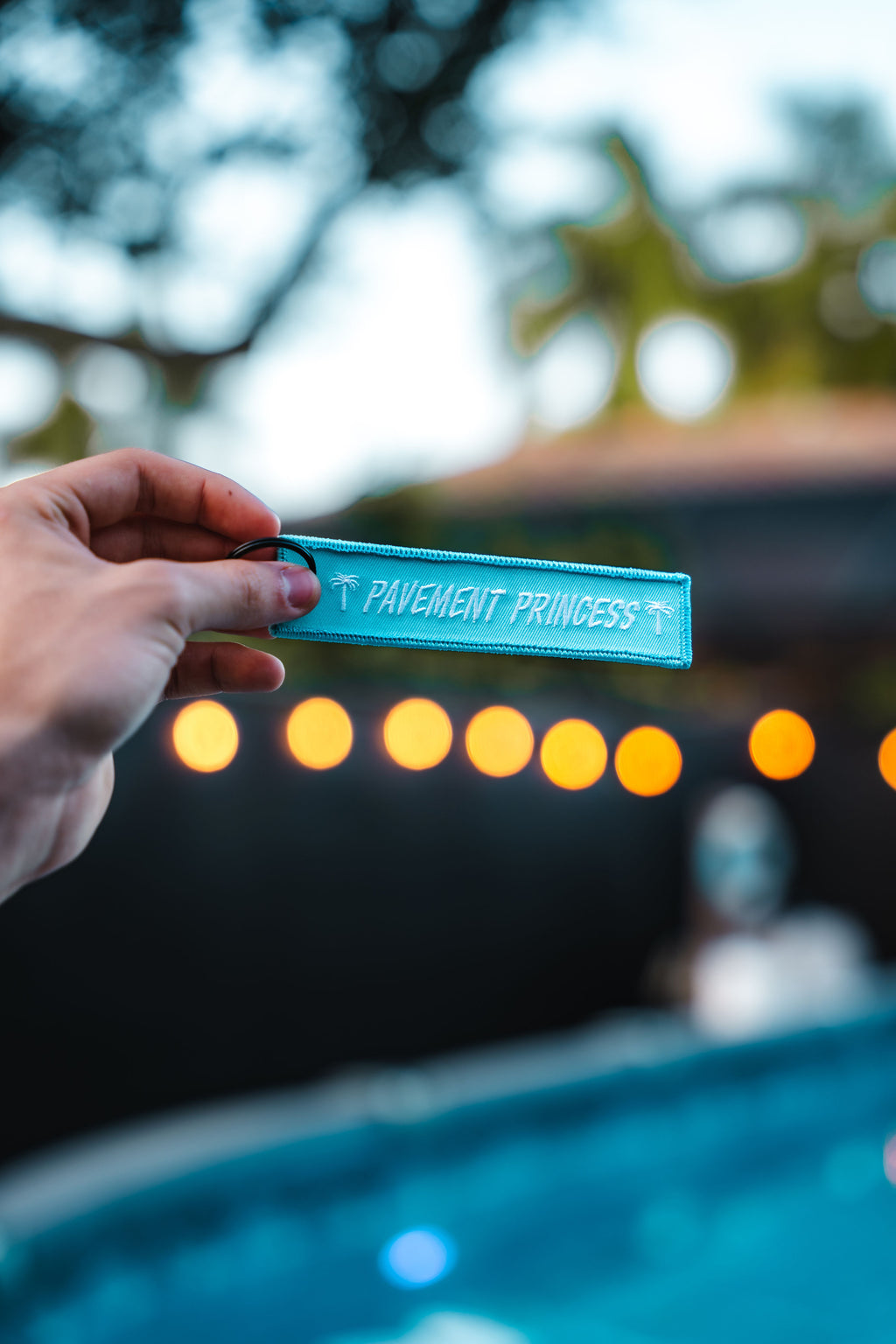 Baby Blue Key Chain
